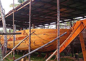 Alleppey Houseboat hull design